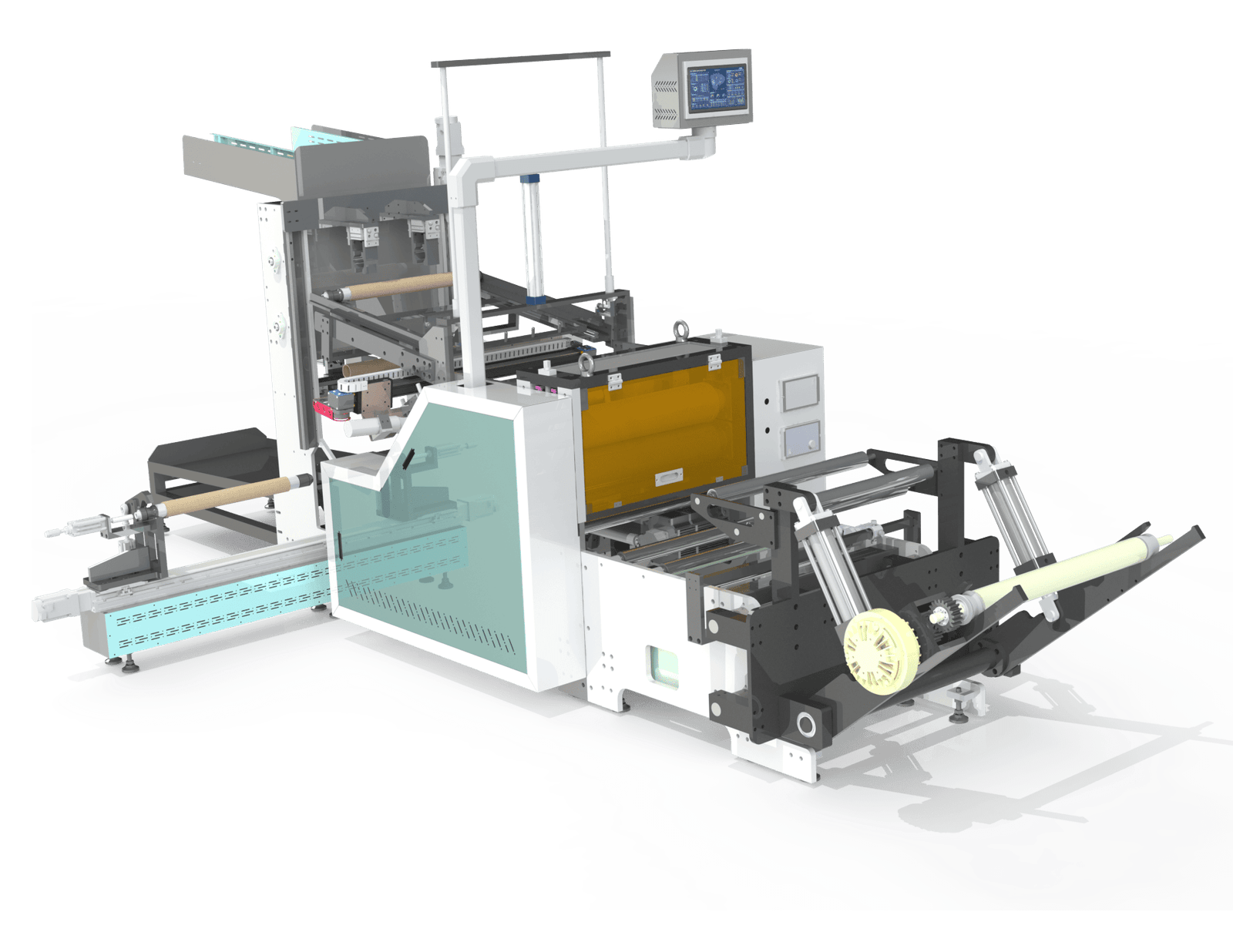 Honeycomb paper making machine