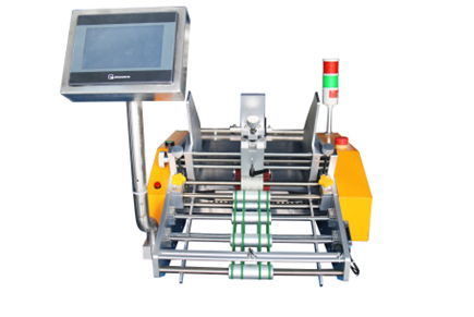 Sheet product stacking machine